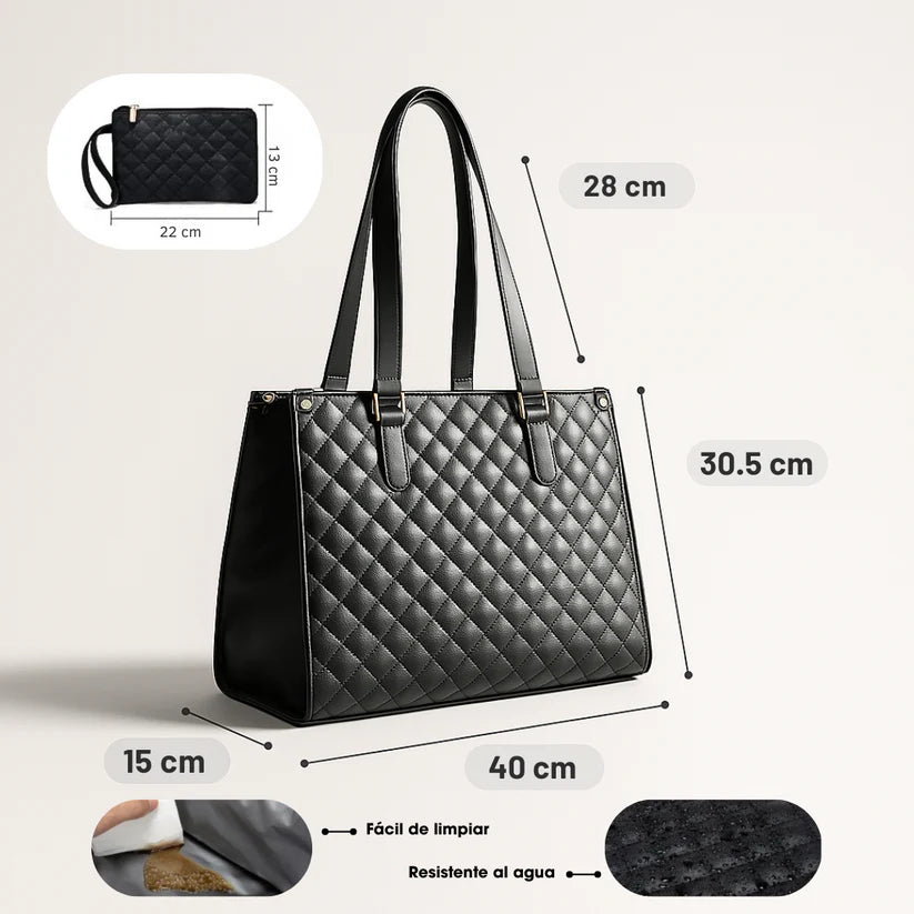 CARTERA 3 EN 1 — Cartera, Lonchera y Portalaptop
