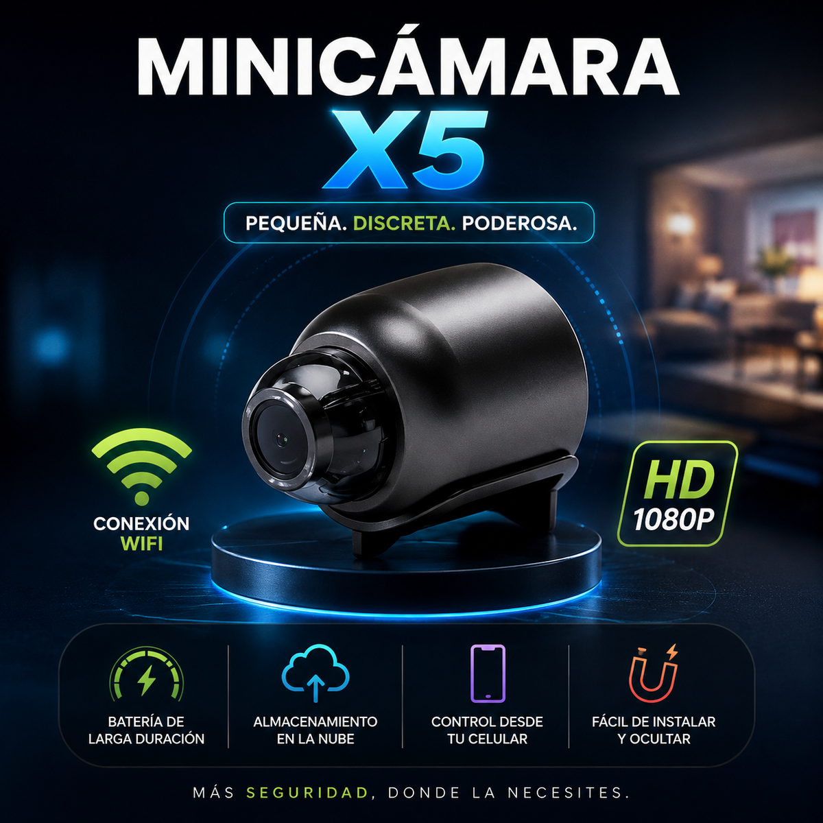 MICRO CAMARA - SEGURIDAD MÁXIMA