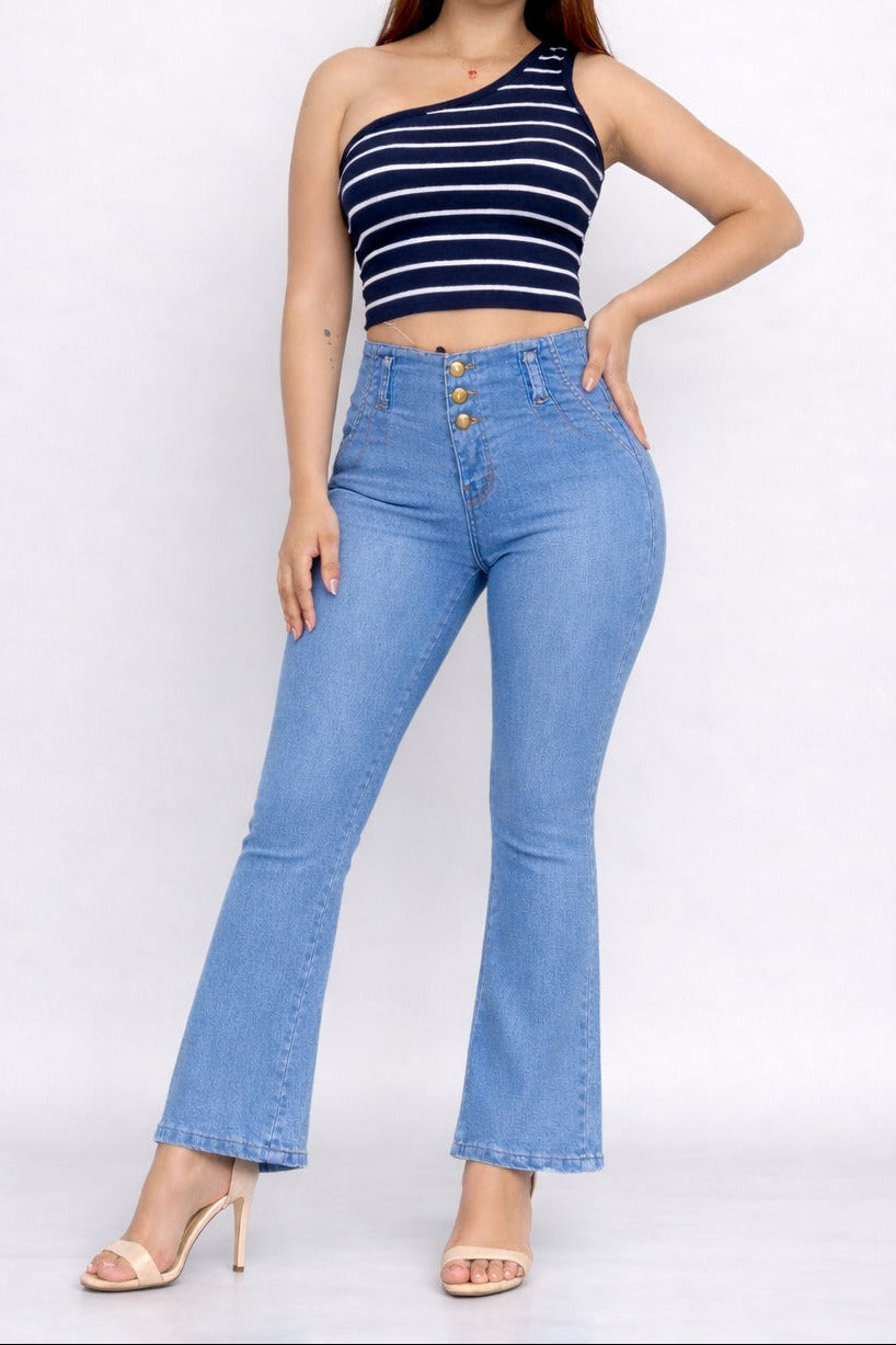 JEANS FAJA CORTE SIRENA