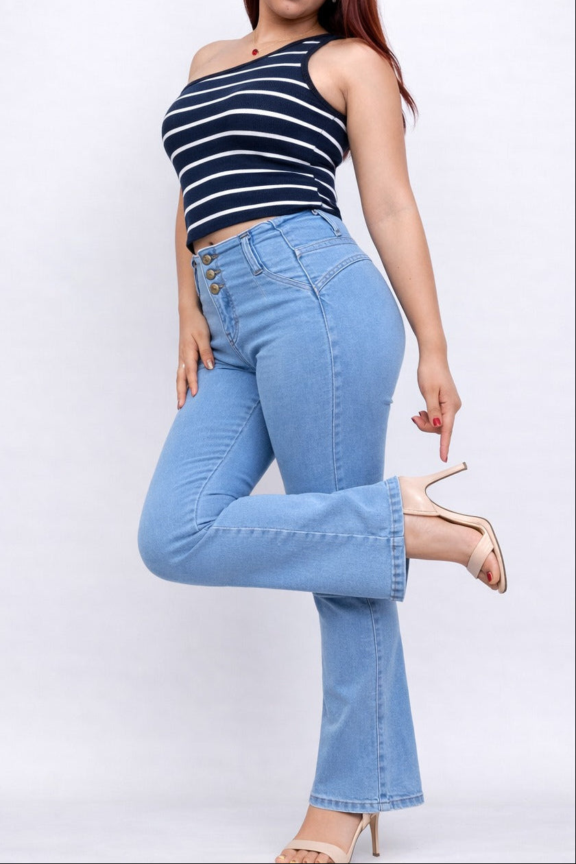 JEANS FAJA CORTE SIRENA