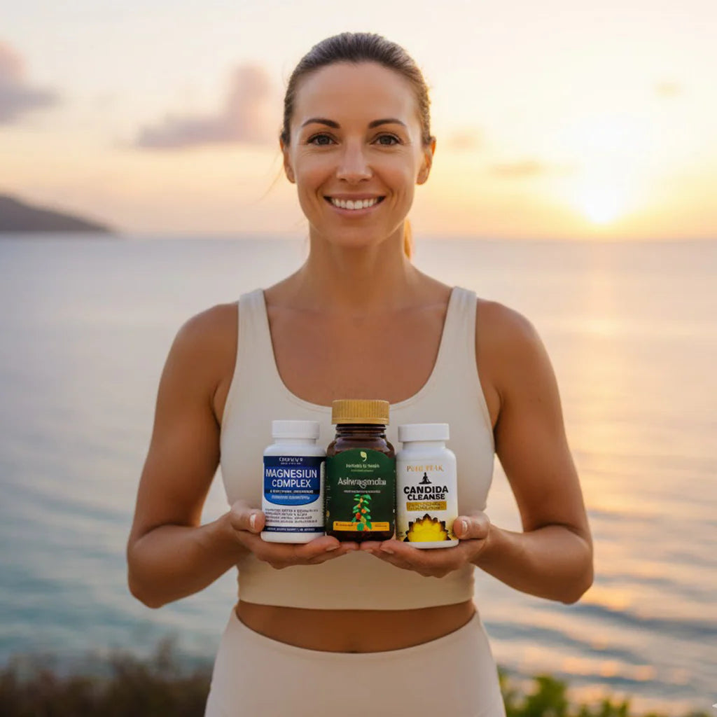 1 Candida Cleanse + 1 Ashwagandha + 1 Magnesium Complex